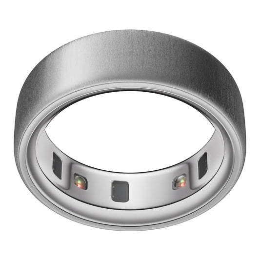Oura Ring 4 - Ceramic Petal - Size 8 - Sleep, Activity, Women’s Health, AI Advisor, Up to 8 Days of Battery Life, Size Before You Buy, Android & iOS Compatible