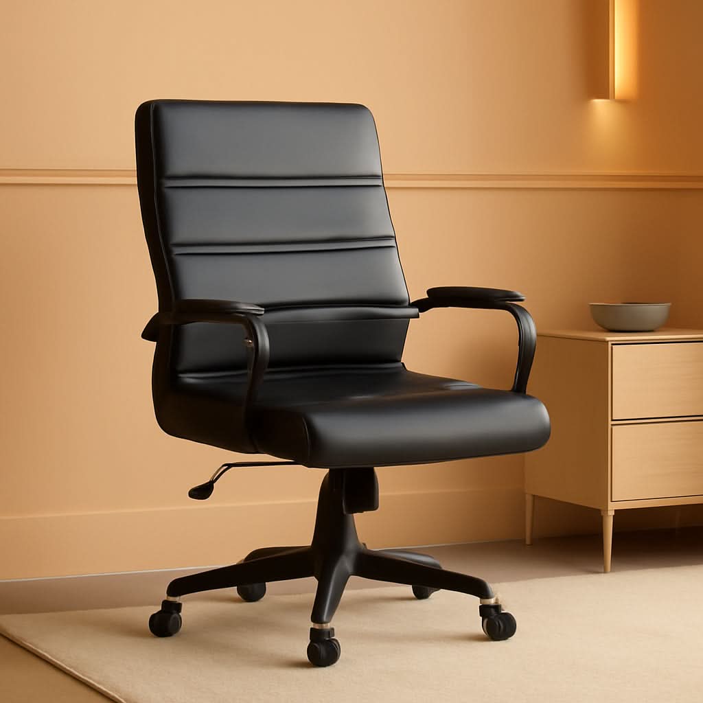 Whitney High Back Desk Chair With Adjustable Height
