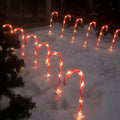 45 LED Candy Cane Solar Lights Outdoor for Christmas