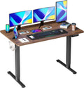 55 Inch Electric Height Adjustable Gaming Desk Brown