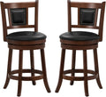 Ergonomic Swivel Bar Stools Set of Two