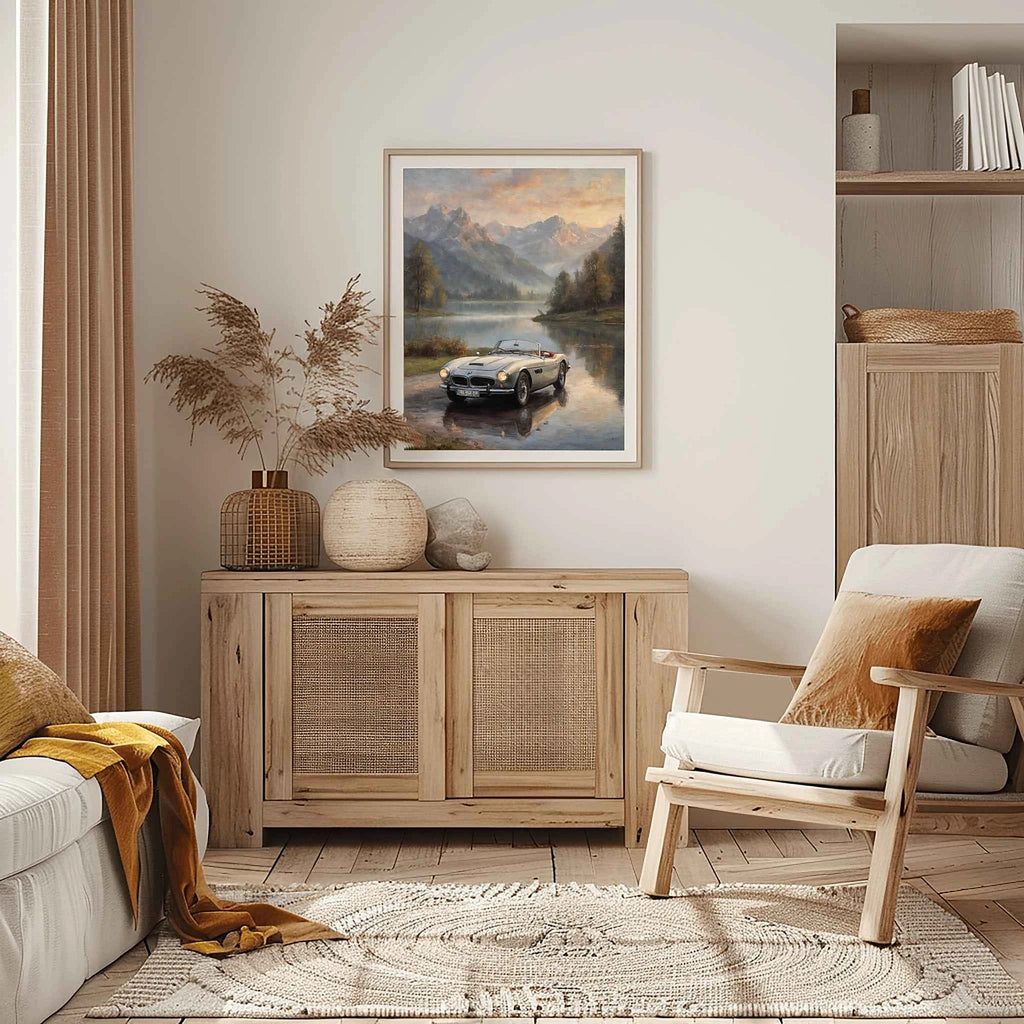 1957 Bavarian Roadster Dream - Lake Edition | Poster Canvas