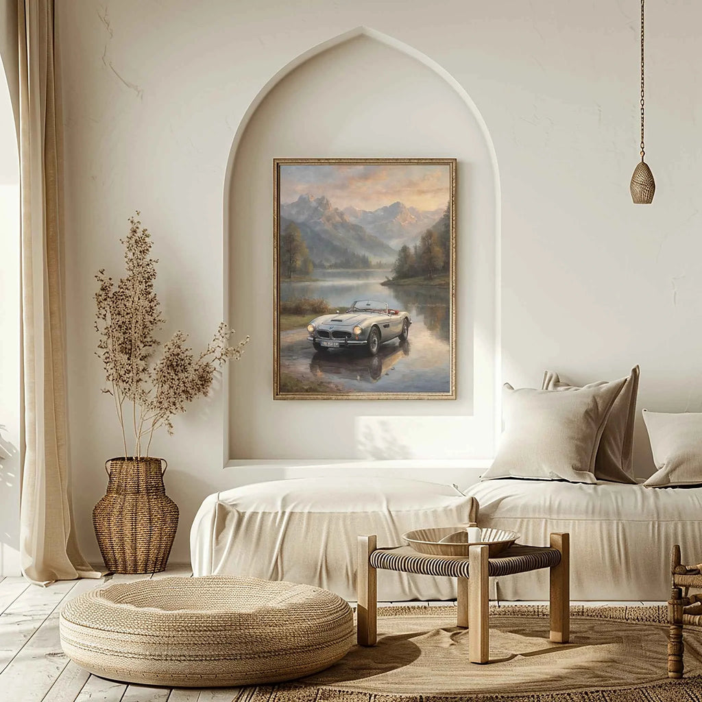 1957 Bavarian Roadster Dream - Lake Edition | Poster Canvas