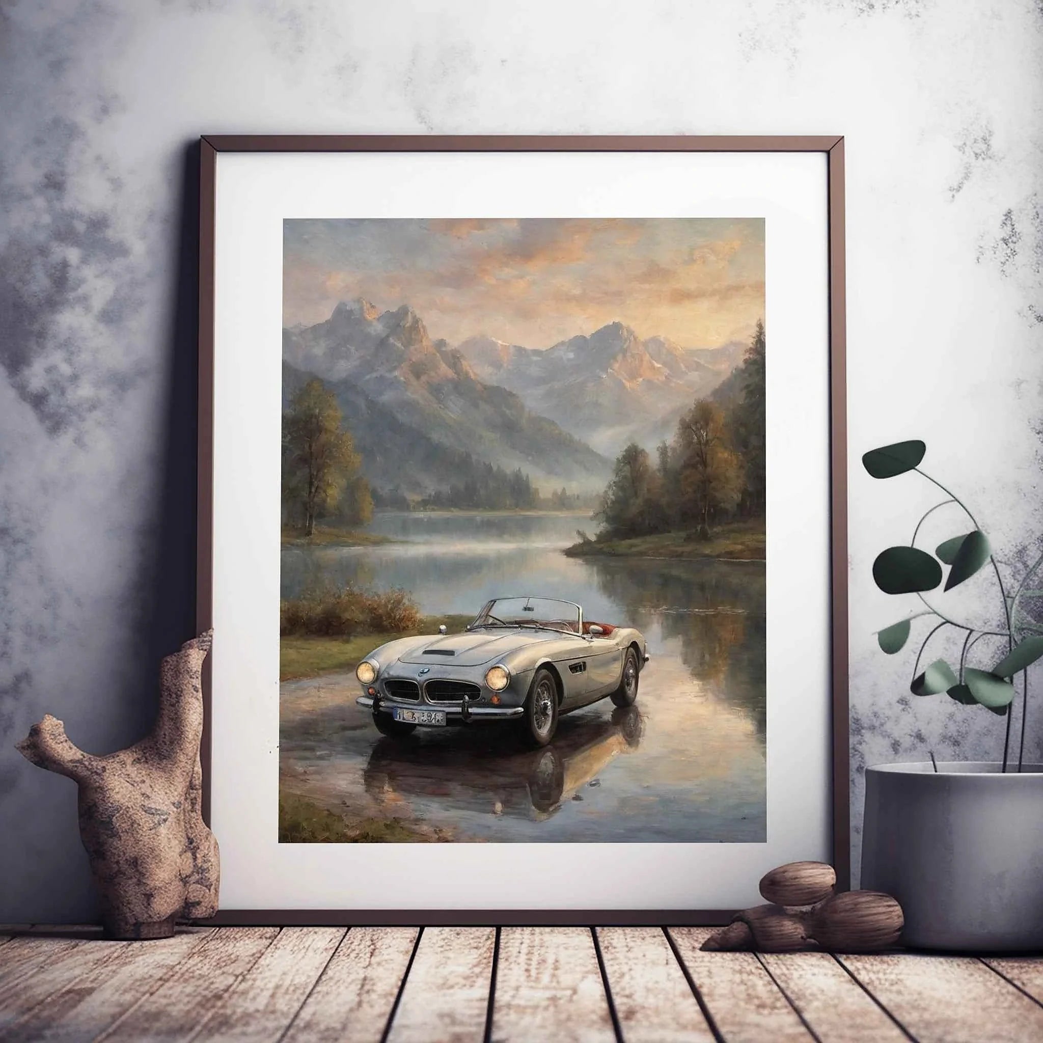 1957 Bavarian Roadster Dream - Lake Edition | Poster Canvas