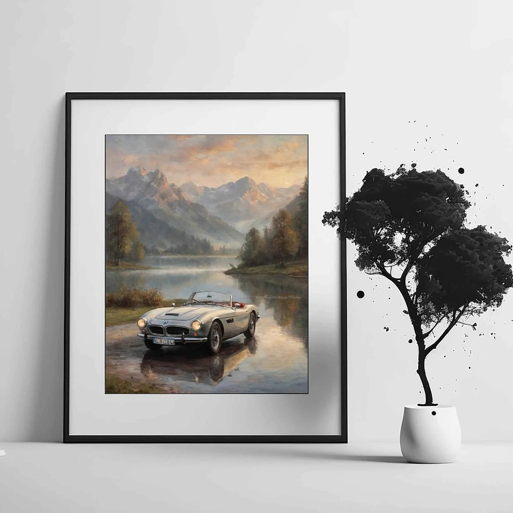 1957 Bavarian Roadster Dream - Lake Edition | Poster Canvas