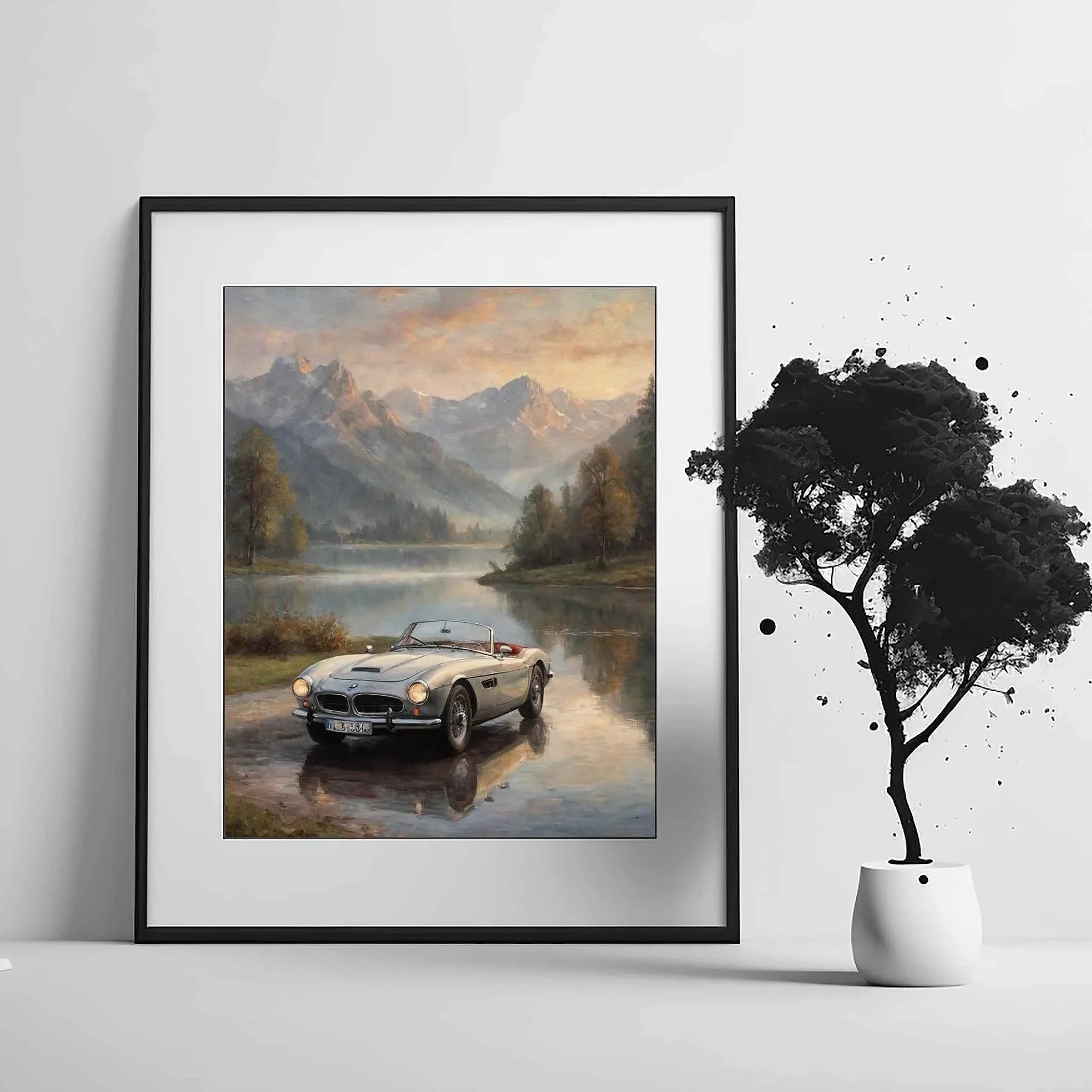 1957 Bavarian Roadster Dream - Lake Edition | Poster Canvas