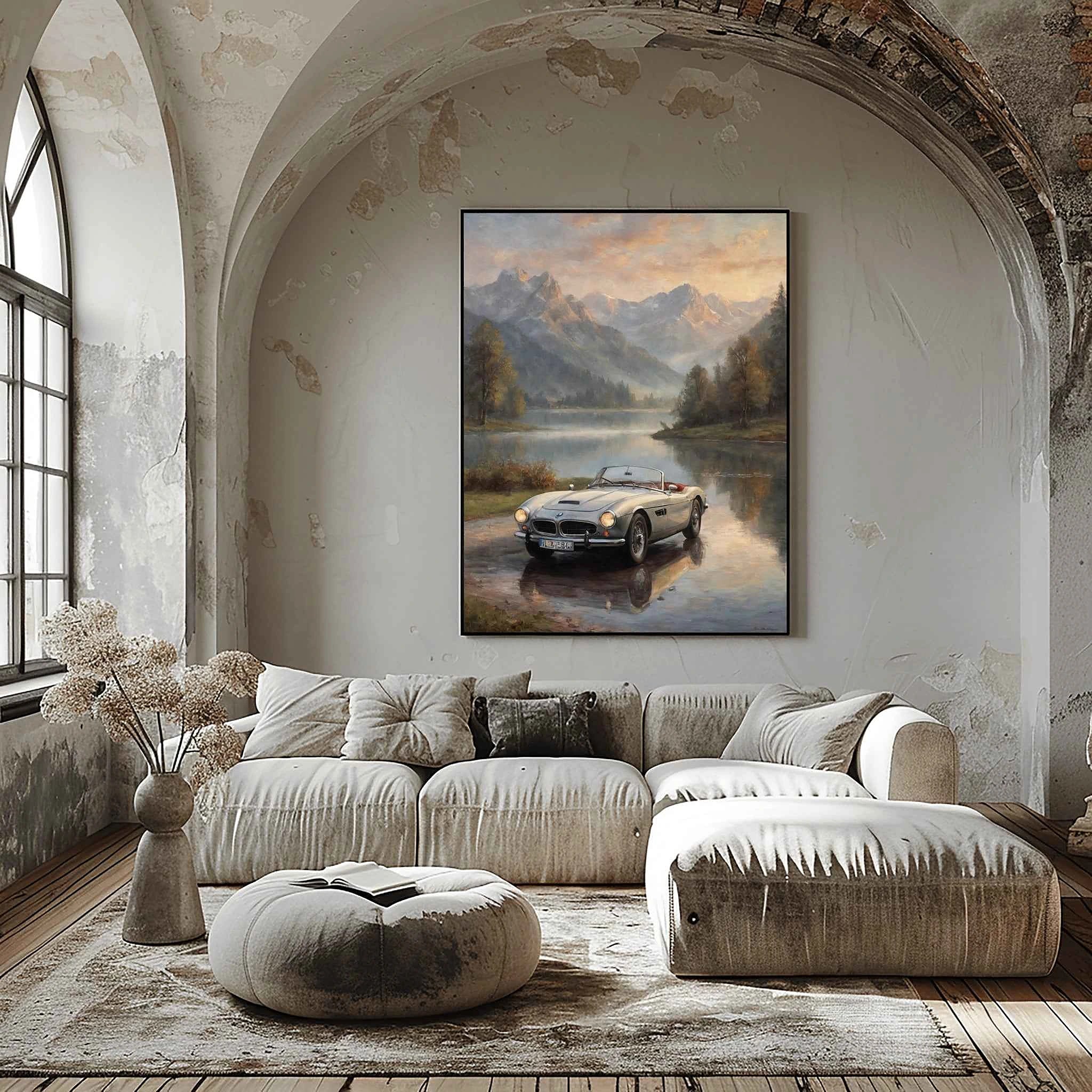 1957 Bavarian Roadster Dream - Lake Edition | Poster Canvas