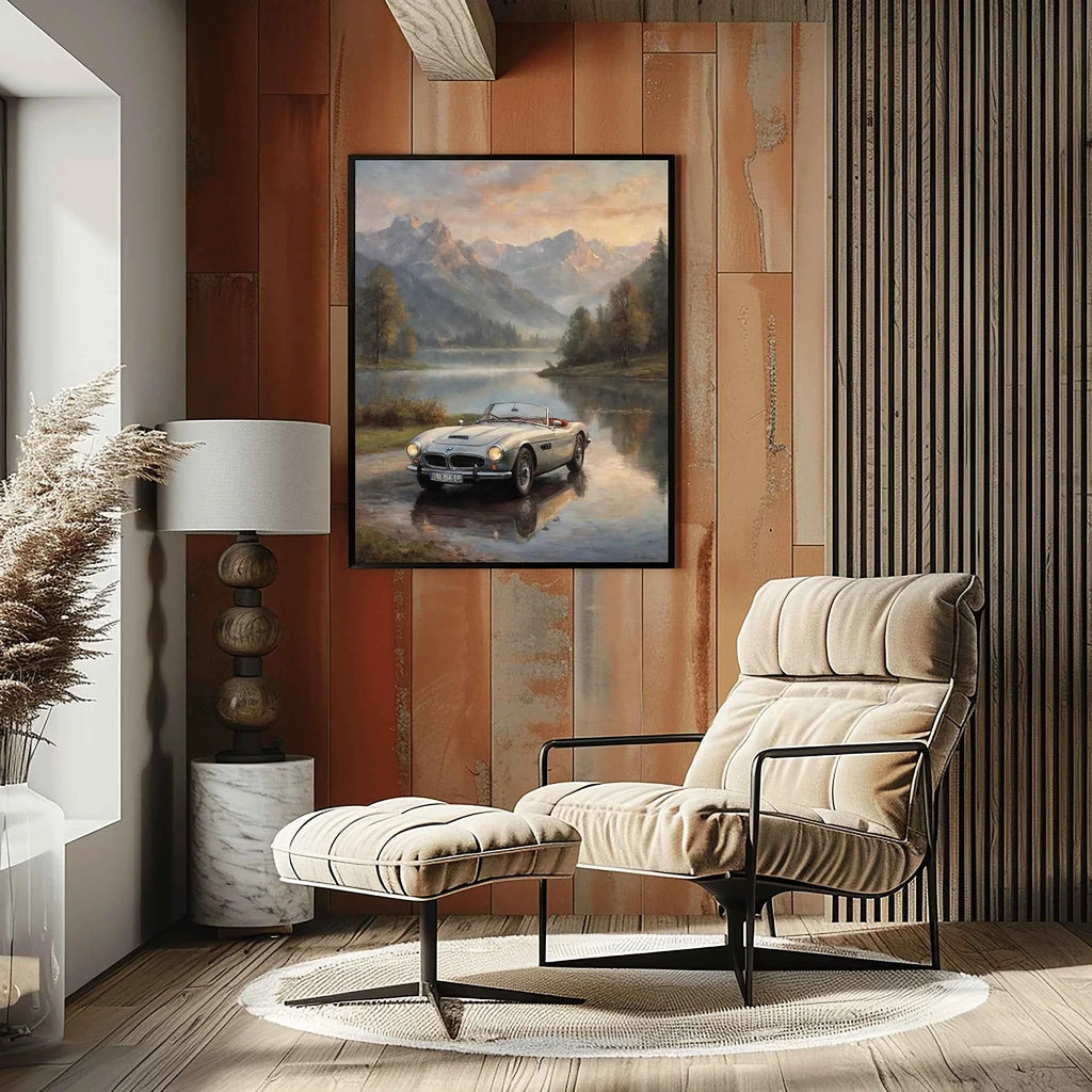 1957 Bavarian Roadster Dream - Lake Edition | Poster Canvas