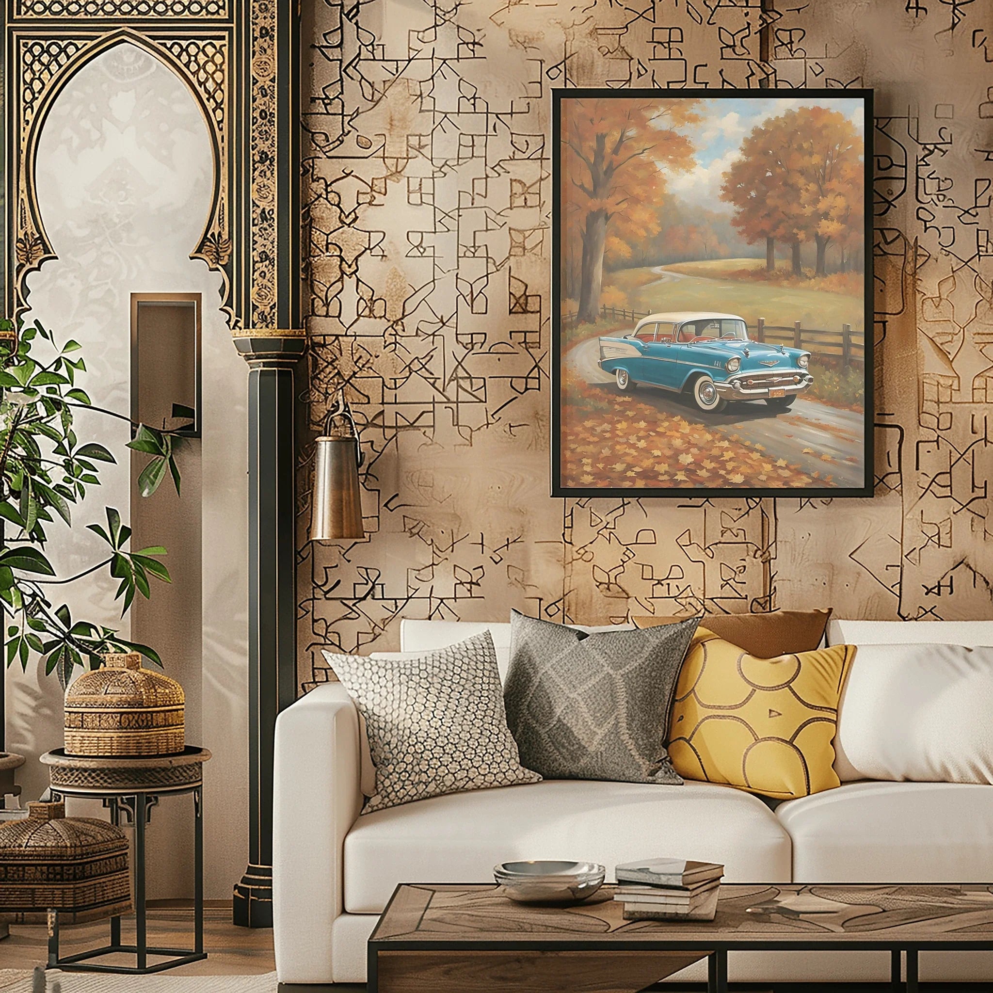 1957 Tri-Five Icon Collection - Autumn Edition | Poster Canvas