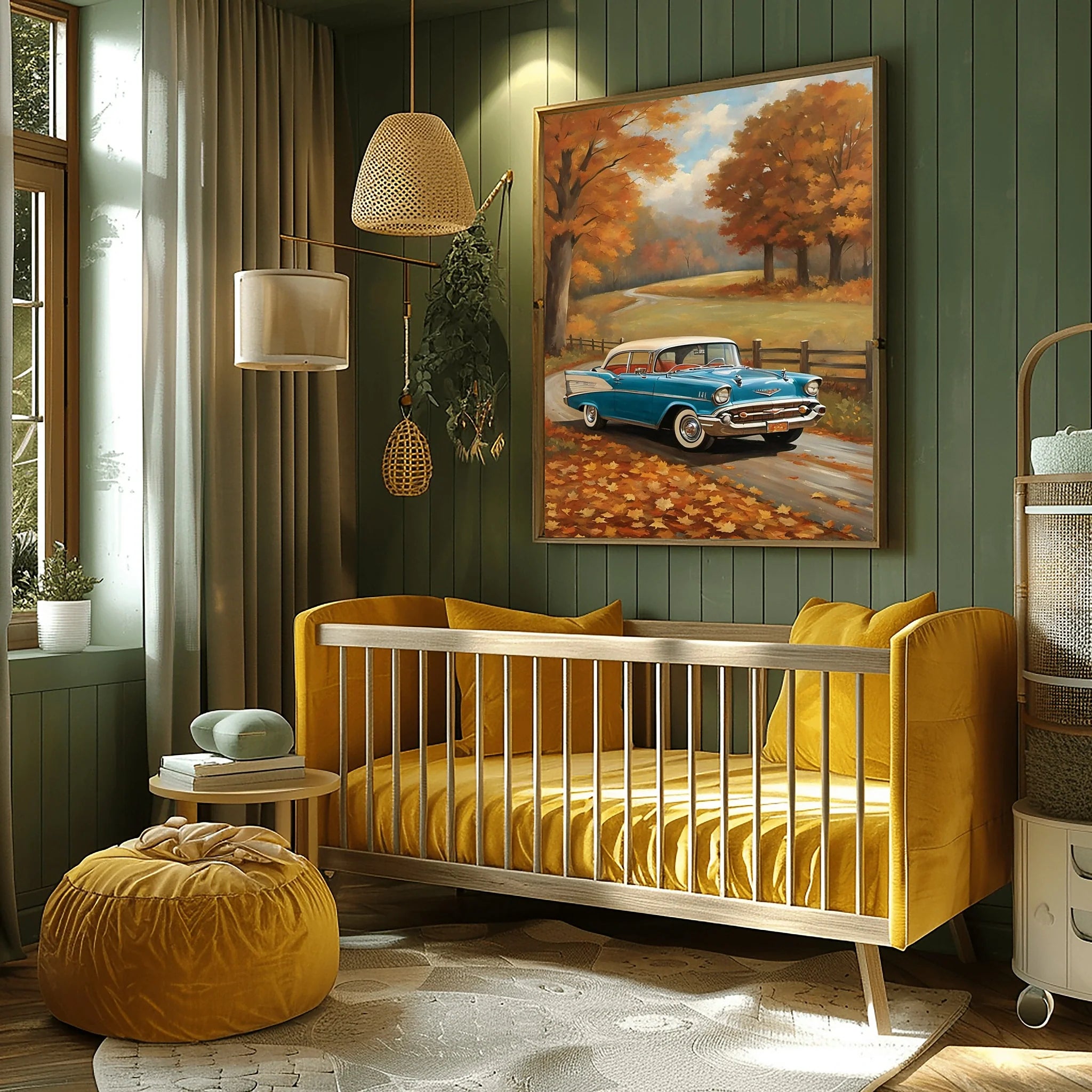 1957 Tri-Five Icon Collection - Autumn Edition | Poster Canvas