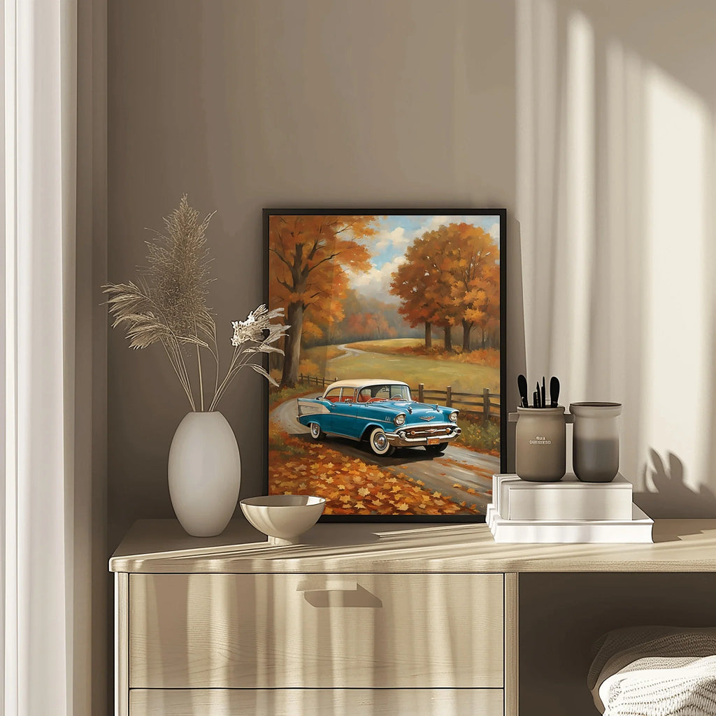 1957 Tri-Five Icon Collection - Autumn Edition | Poster Canvas
