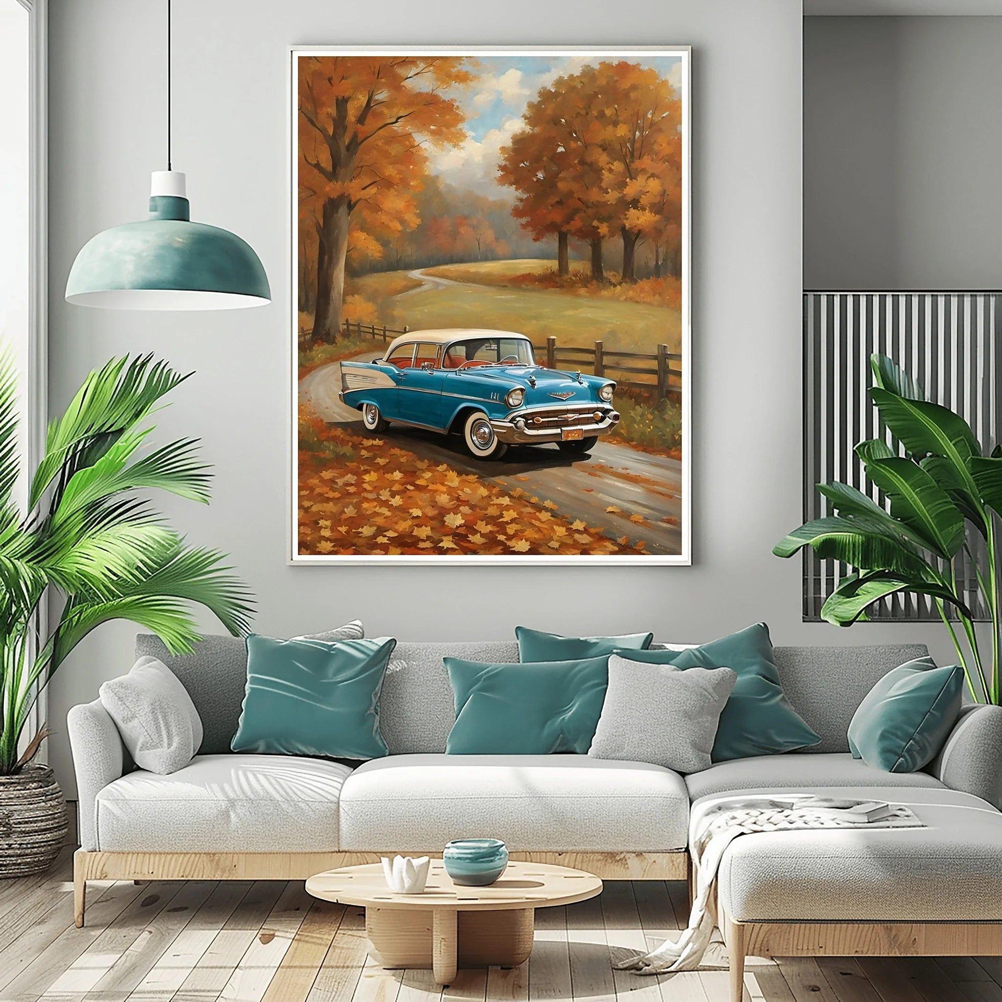 1957 Tri-Five Icon Collection - Autumn Edition | Poster Canvas