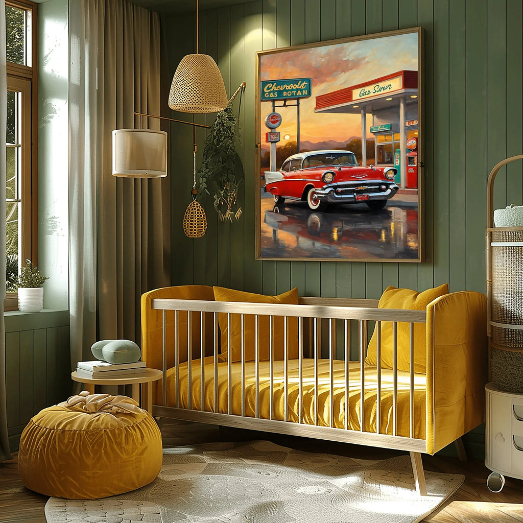 1957 Tri-Five Icon Collection - Vintage Station Edition | Poster Canvas