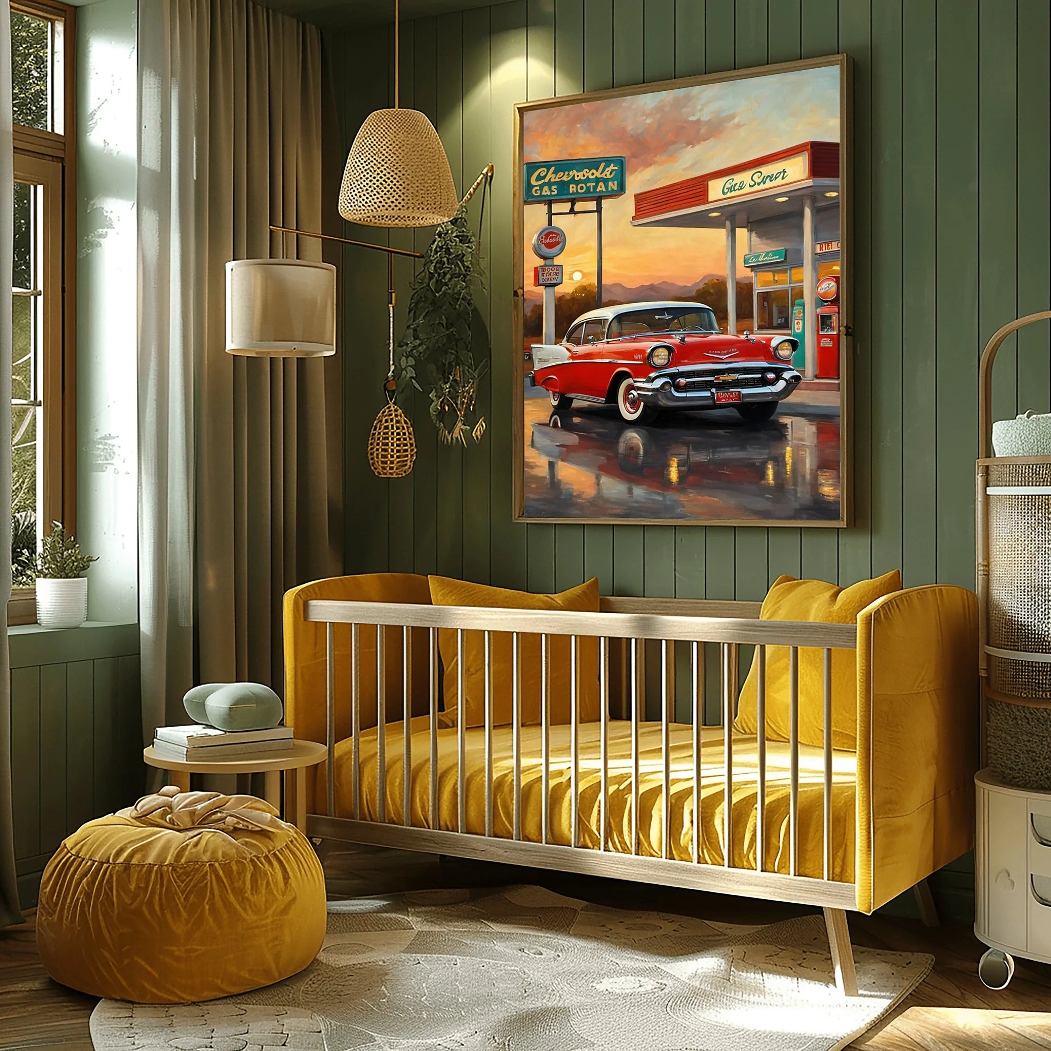 1957 Tri-Five Icon Collection - Vintage Station Edition | Poster Canvas