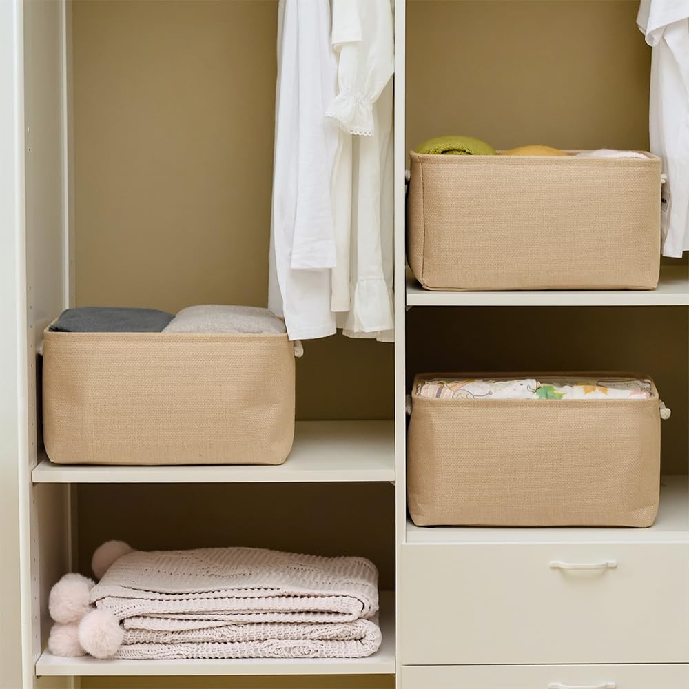 Sacyic Organization And Storage Basket For Gifts Empty - 16X12X8 Inch Large 4