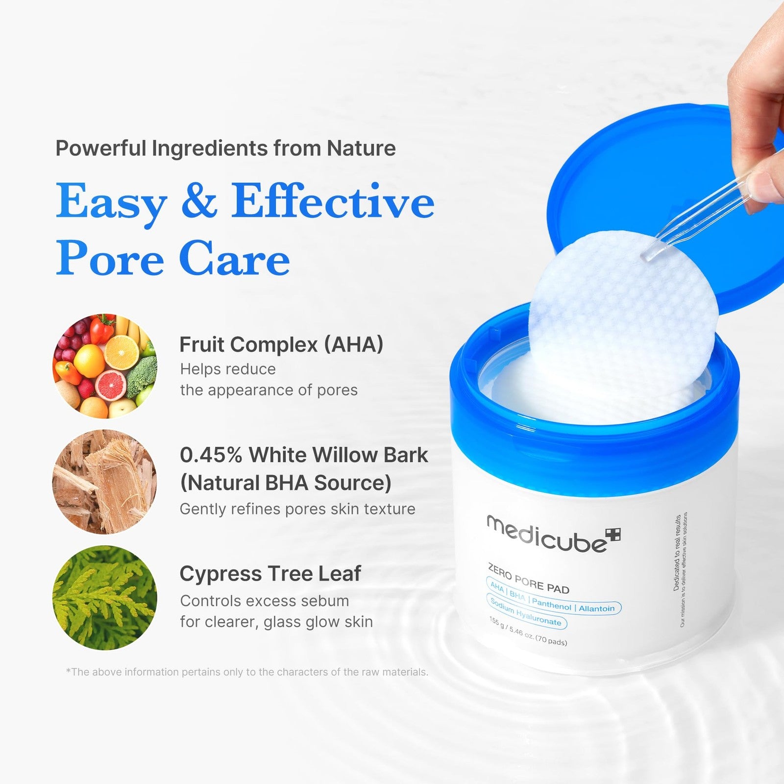 Medicube Zero Pore Pads 2.0 Dual-Textured Facial Toner Pads For Exfoliation And