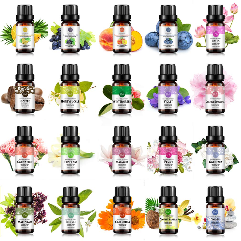 Rainbow Abby 20-Pack 100 Pure Essential Oil