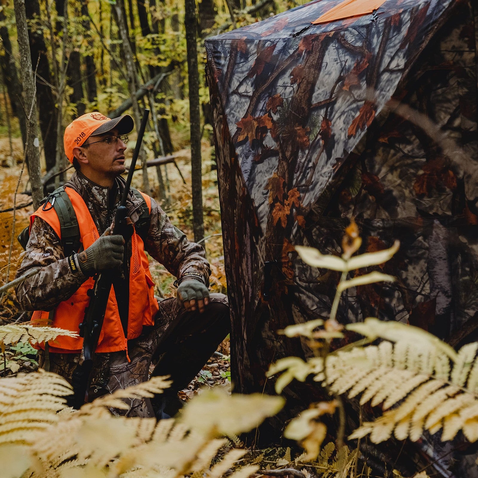 Barronett Blinds Road Runner Portable Hunting Blind Pop-Up Hub Blind Zipperless
