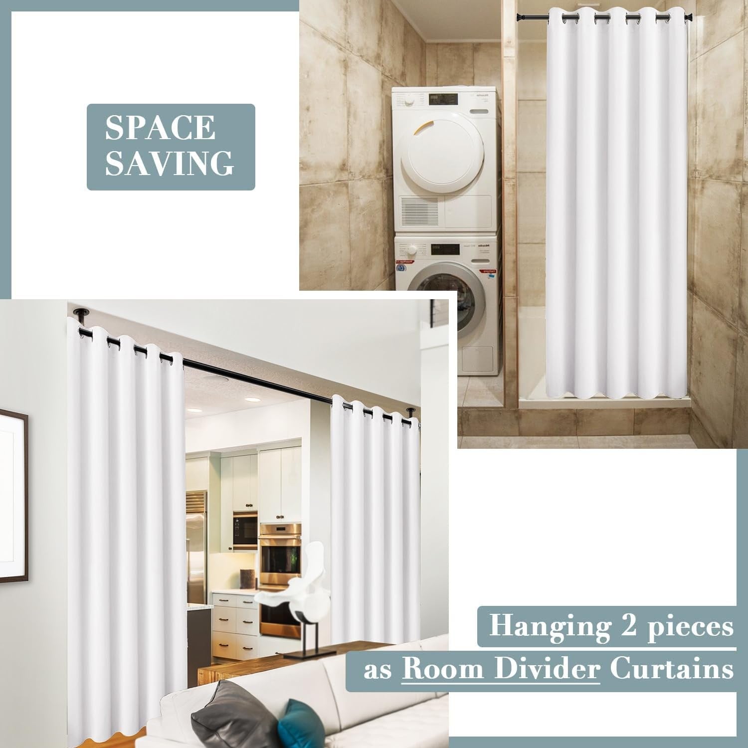 Panelsburg 48 Wide Doorway Curtain Closet Curtain For Open Closet Extra Width
