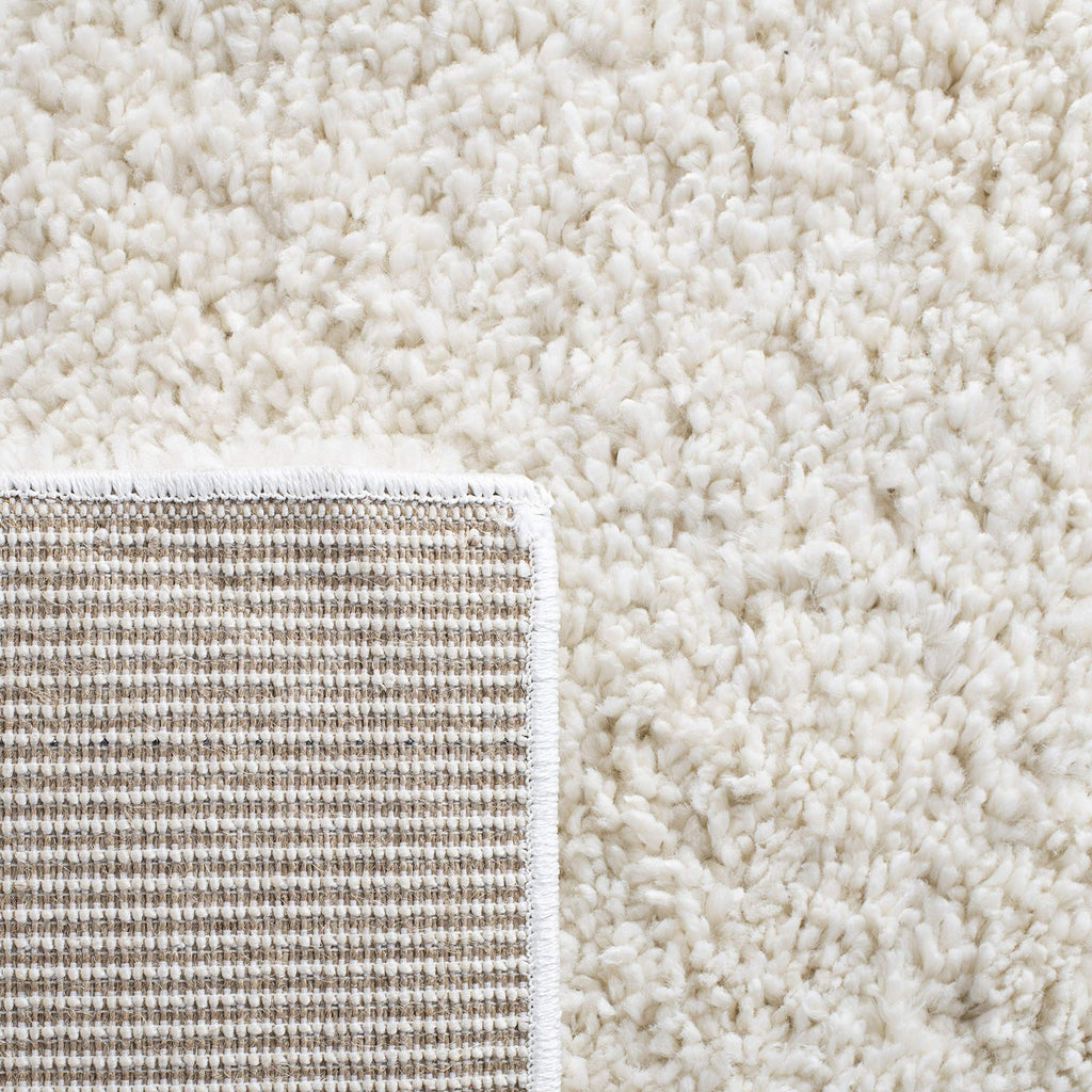 Safavieh August Shag Collection Area Rug - 4 Square Ivory Solid Design