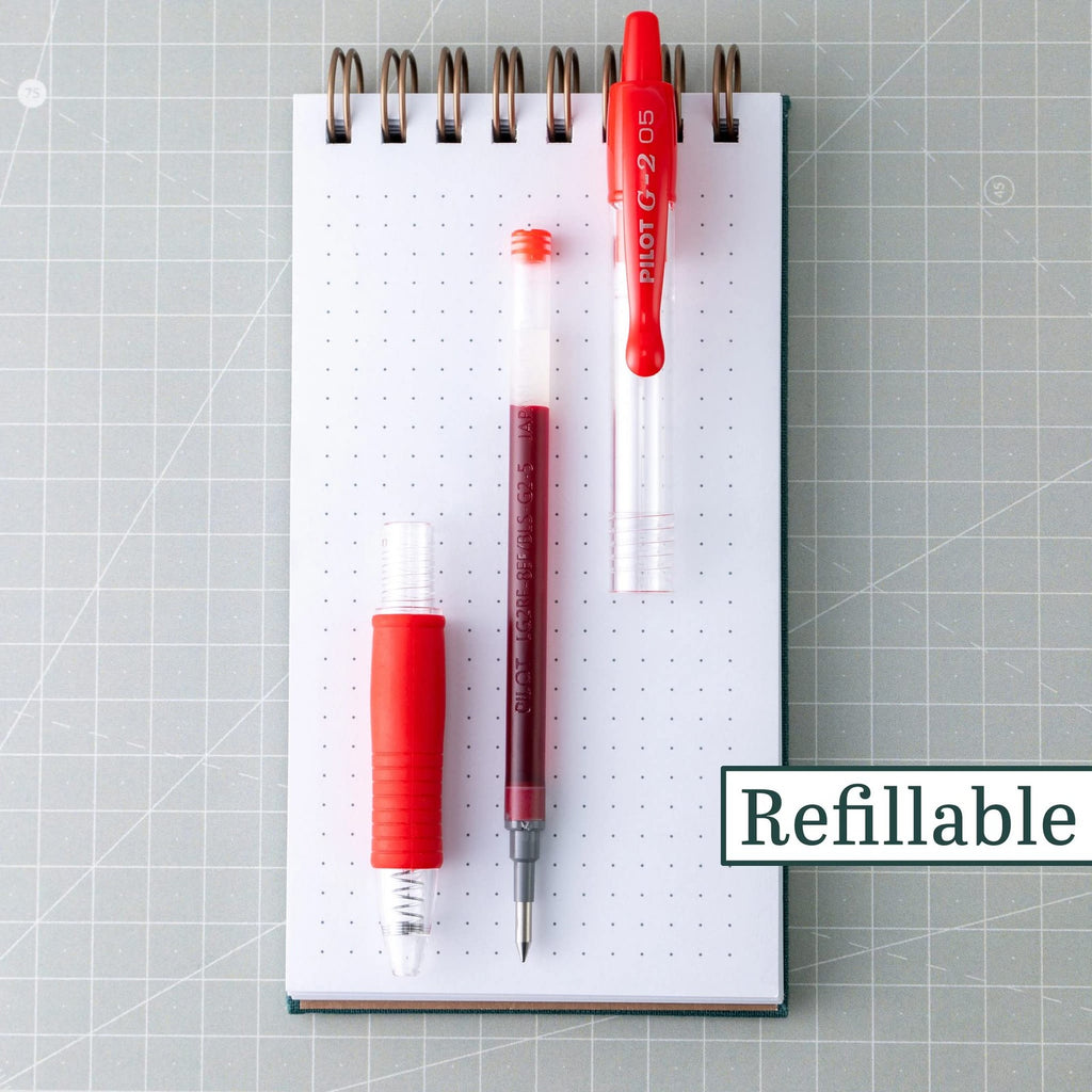 Pilot G2 Premium Gel Roller Pens Extra Fine Point 0.5 Mm Red Pens Pack Of 8 -