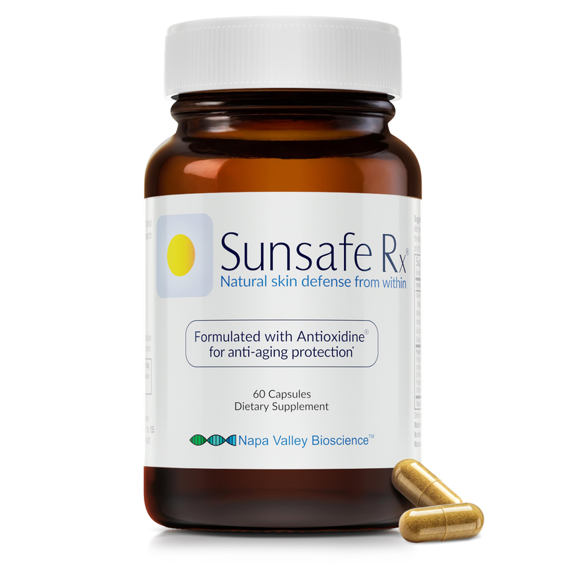 Sunsafe Rx Anti Aging Supplement Natural Skin Protection Pills Antioxidants For