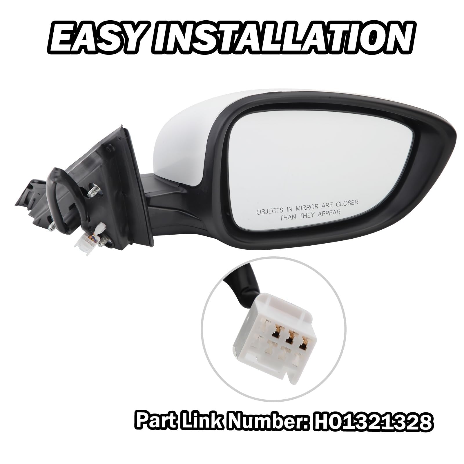 Mofoap Passenger Side View Mirror Compatible 2018 2019 2020 2021 2022 Honda