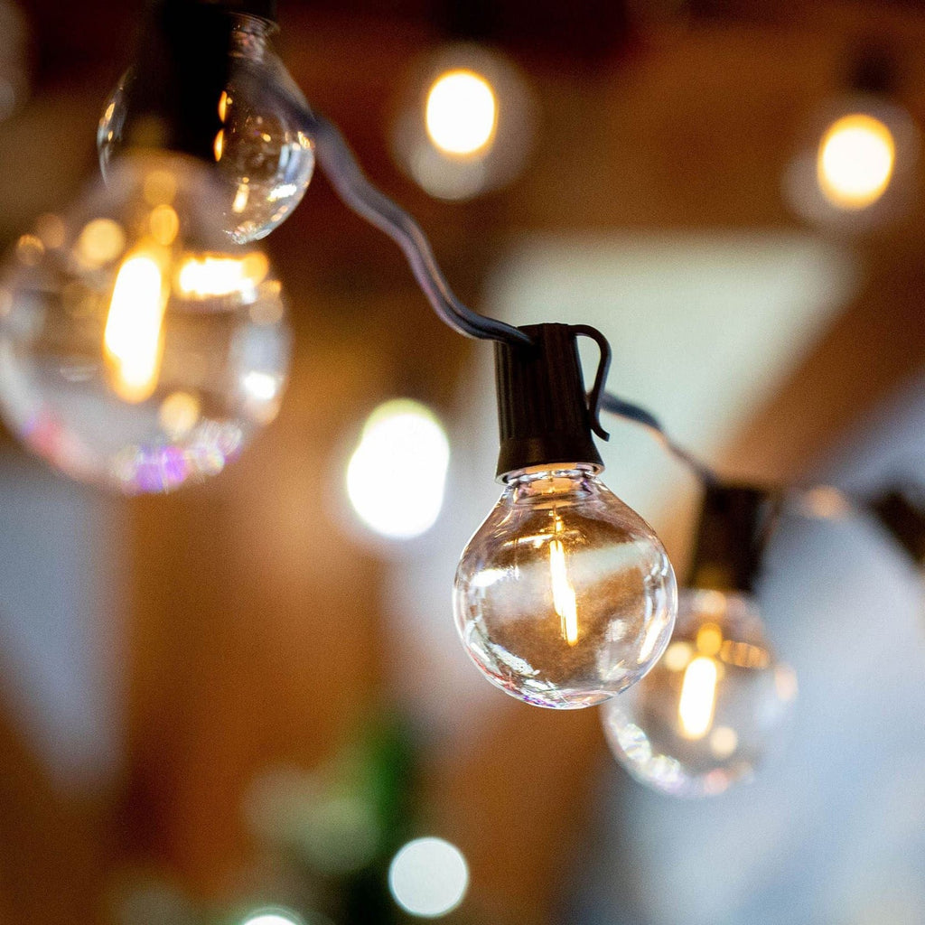 Novelty Lights 50 Feet G50 Led Patio String Light Set 50 Bulbs Warm White
