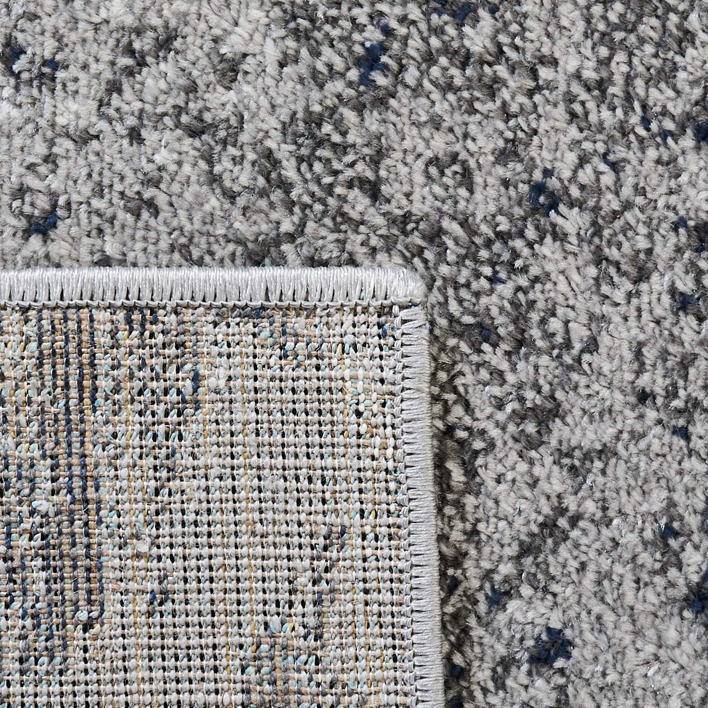 Safavieh Adirondack Collection Runner Rug - 26 X 14 Navy Grey Modern Abstract