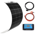 Xinpuguang Flexible Solar Panel 100W 12V Monocrystalline Solar Kit Hightweight