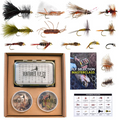 Ventures Fly Co. 40 Premium Hand Tied Fly Fishing Flies Assortment Fly Included