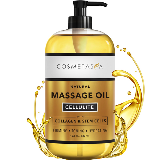 Large Cellulite Massage Oil Collagen Stem Cells- 100 Natural Cellulite Oil
