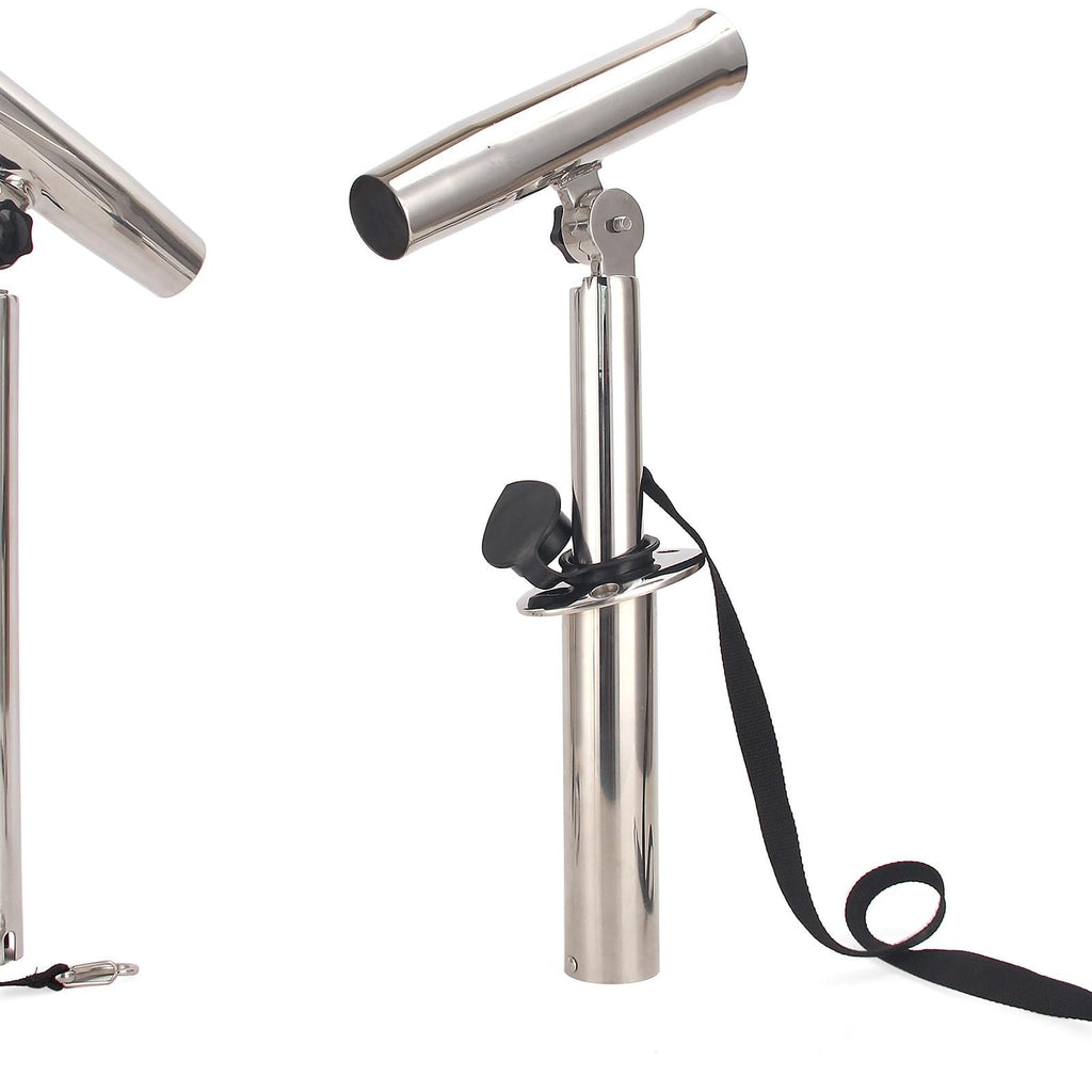 Mojiate Boat Fishing Rod Holder Outrigger Mount Stainless Steel Yacht Rod Rack