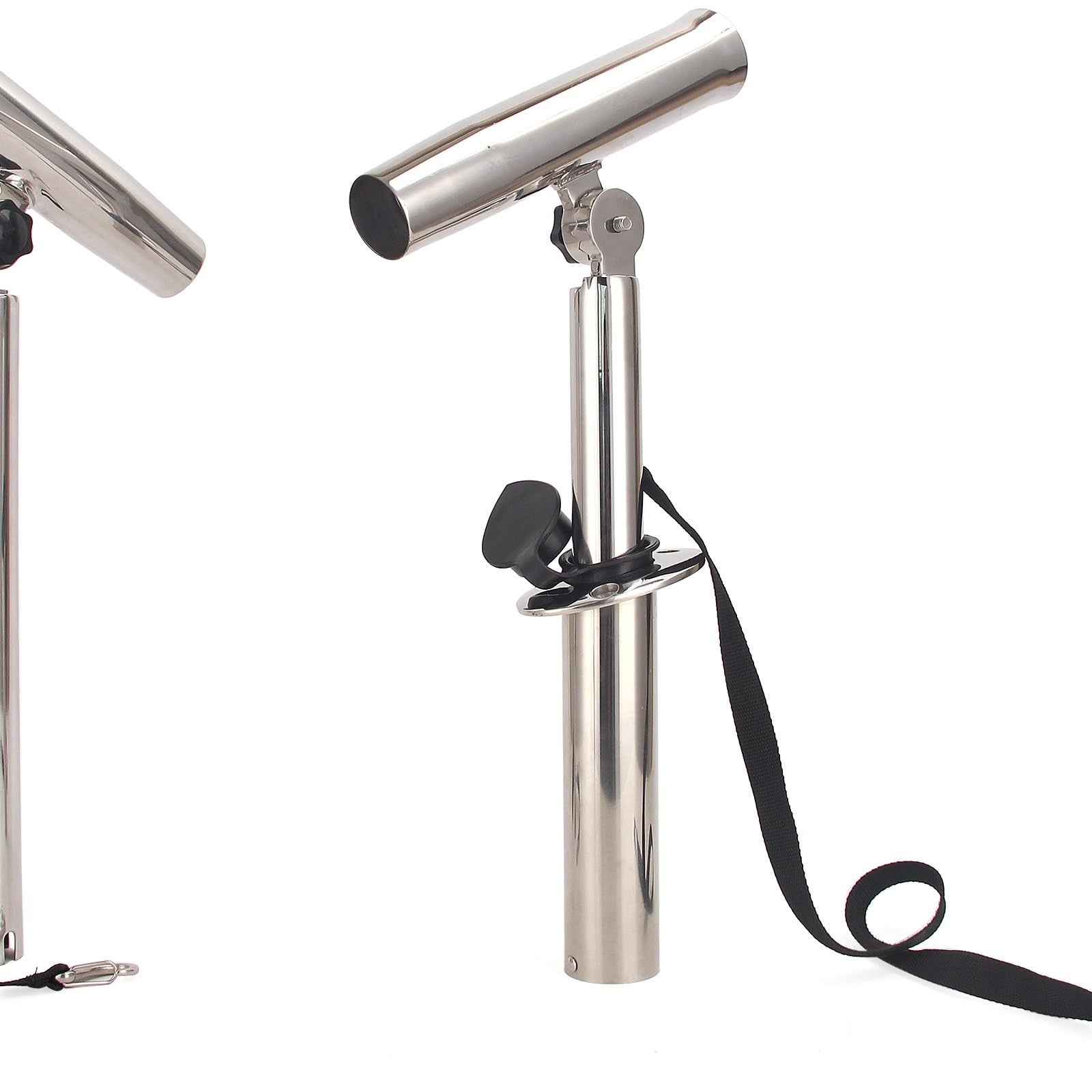Mojiate Boat Fishing Rod Holder Outrigger Mount Stainless Steel Yacht Rod Rack