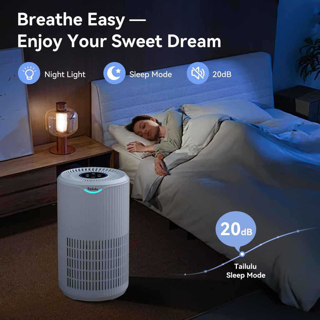 Air Purifiers For Home Large Room Up To 1680 Ft Tailulu H13 Hepa Air Filter