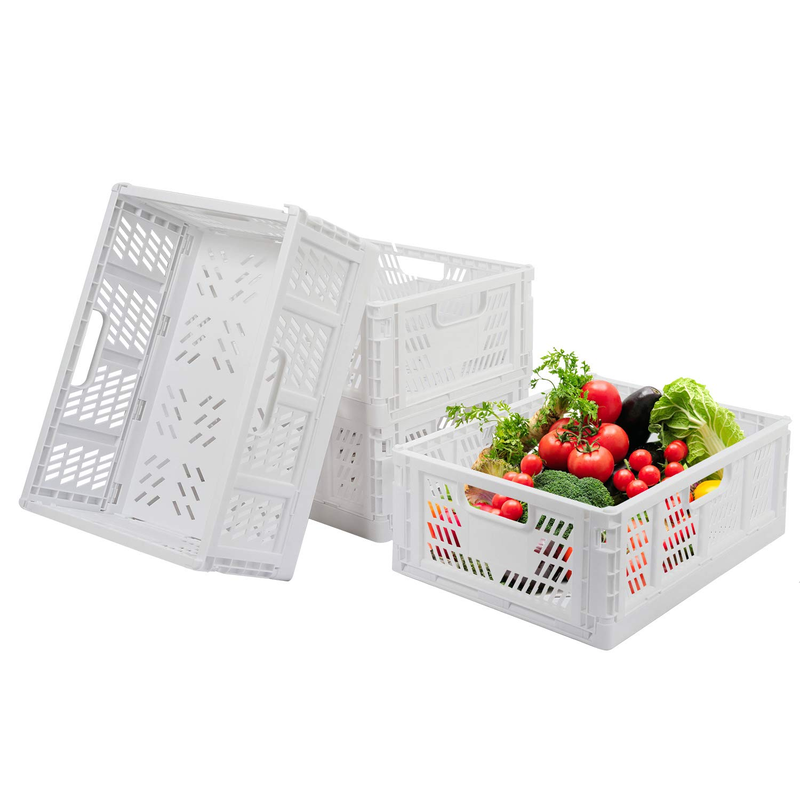 Phyllia 4 Pc Baskets Plastic For Shelf Home Kitchen Storage Bin Organizer