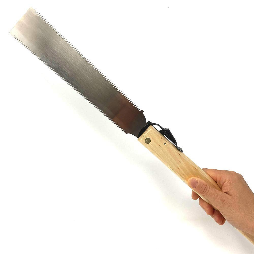 Hachiemon Japanese Ryoba Pull Saw Double Edge Portable Hand Saw 210Mm 8.3 Inch