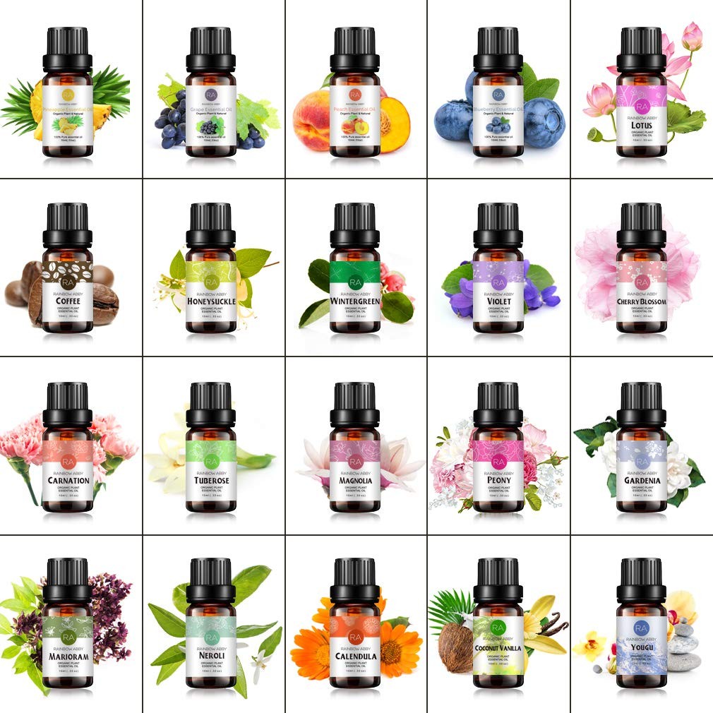 Rainbow Abby 20-Pack 100 Pure Essential Oil