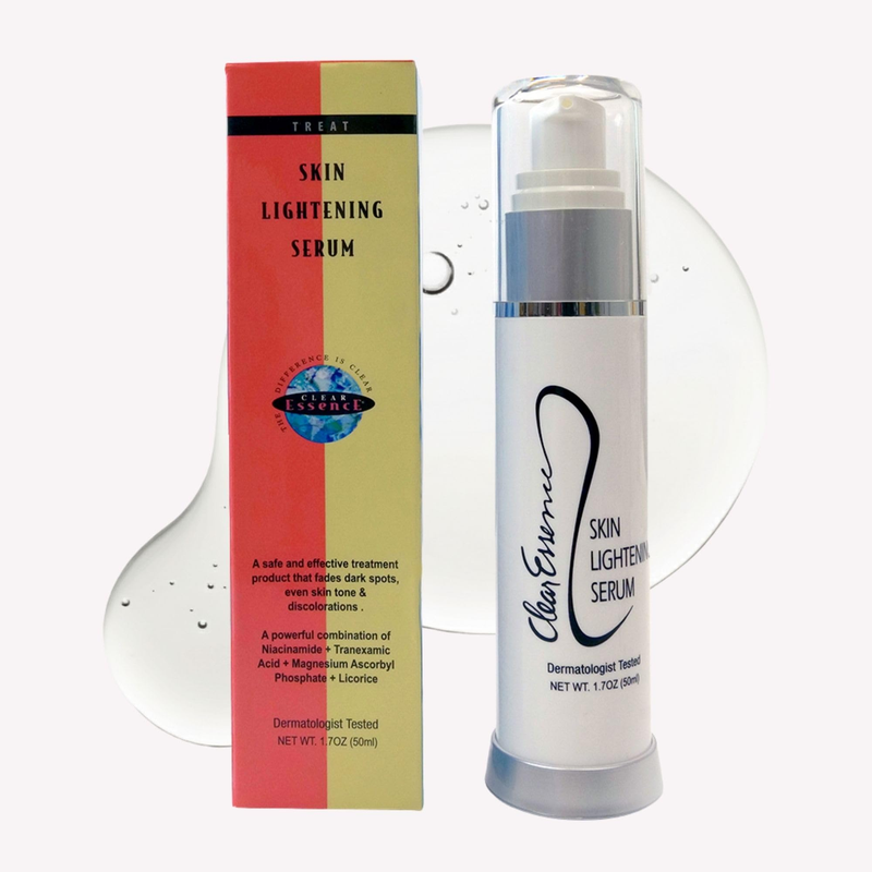 Clear Essence Skin Lightening Serum 1.7Oz Brightening Vitamin C For Face Dark