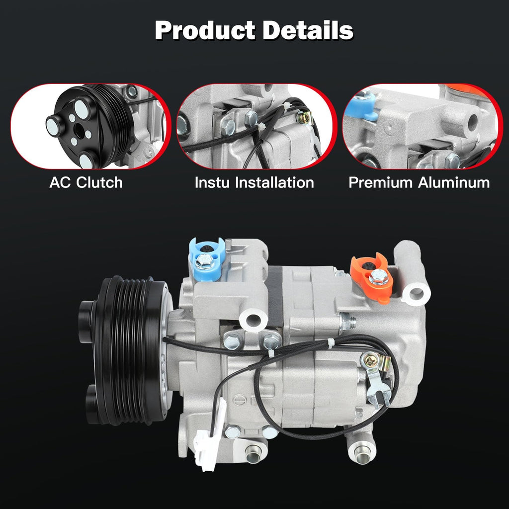 Cciyu Air Conditioning Compressor For Mazda 3 2.0L 2.3L For Mazda 3 Sport 2.0L