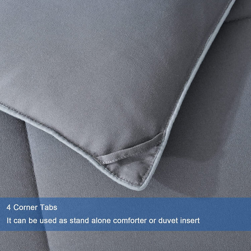 Cozynight Soft Super King Comforter Duvet Insert-Lightweight Down Alternative