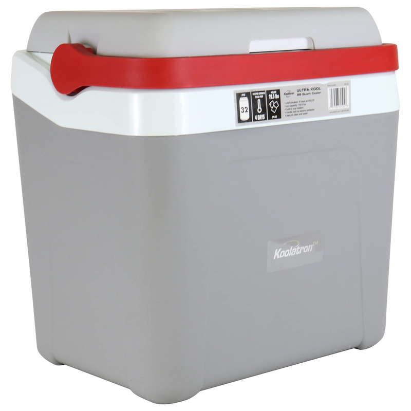 Koolatron Ice Chest Cooler - Portable Cooler W/ Locking Carry Handle Vintage
