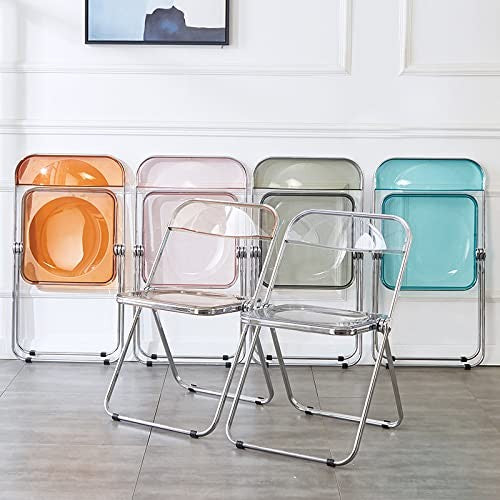 Kaihaowin Luxury Modern Transparent Folding Chair Acrylic Folding