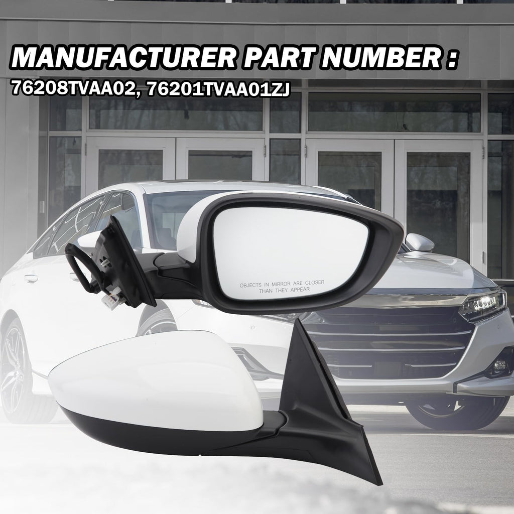 Mofoap Passenger Side View Mirror Compatible 2018 2019 2020 2021 2022 Honda
