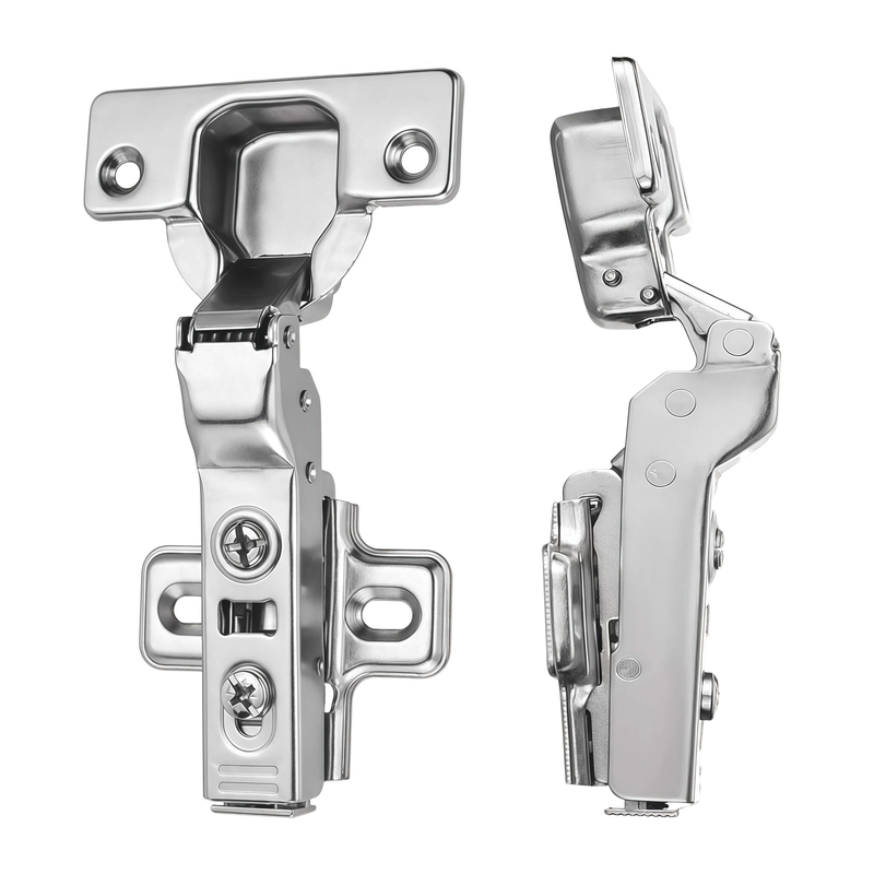 Luokim 10 Pack 5 Pairs Frameless Soft Close Half Overlay Cabinet Hinges