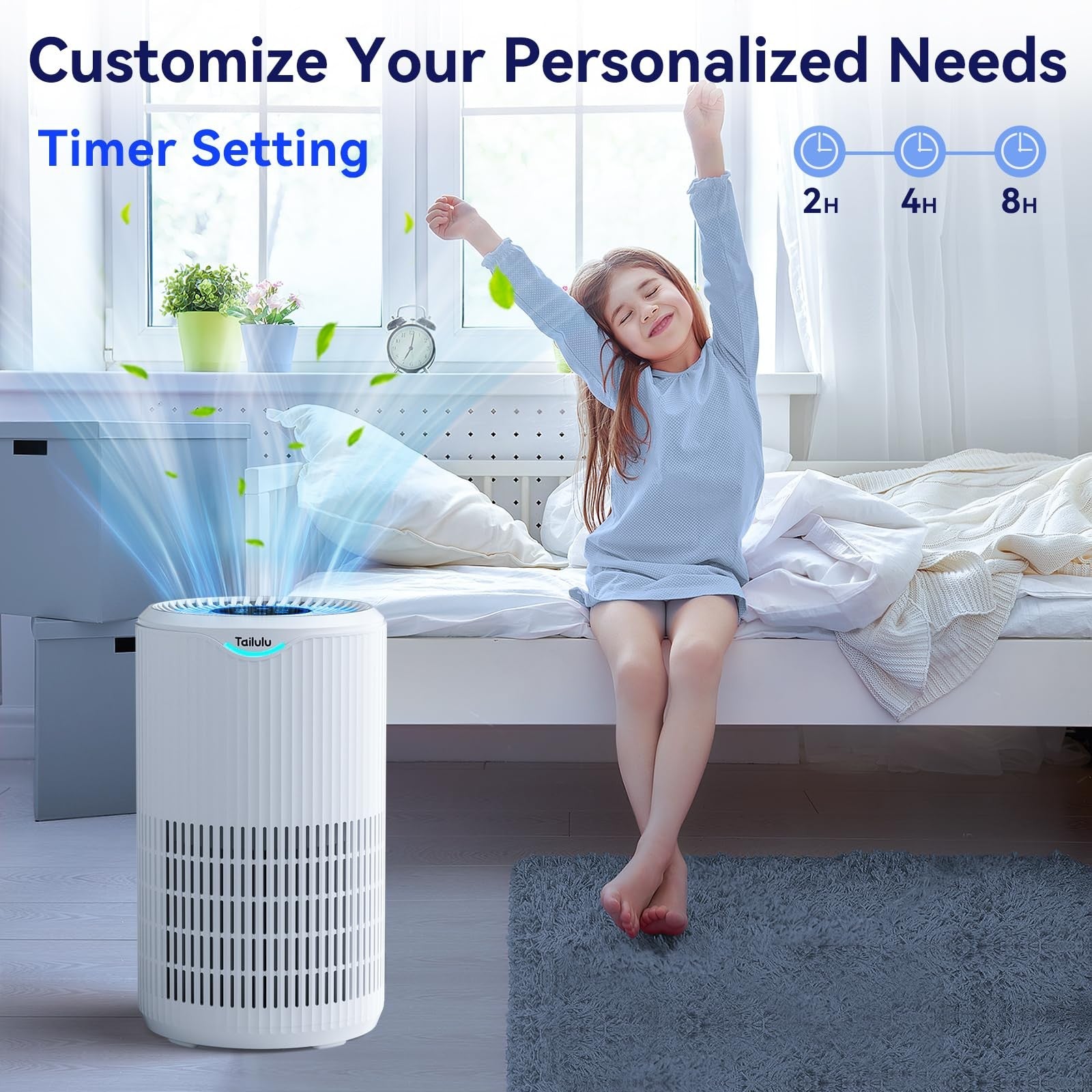 Air Purifiers For Home Large Room Up To 1680 Ft Tailulu H13 Hepa Air Filter