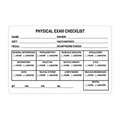 Tabbies V-An407 Physical Examination Checklist Veterinary Labels 240 Count