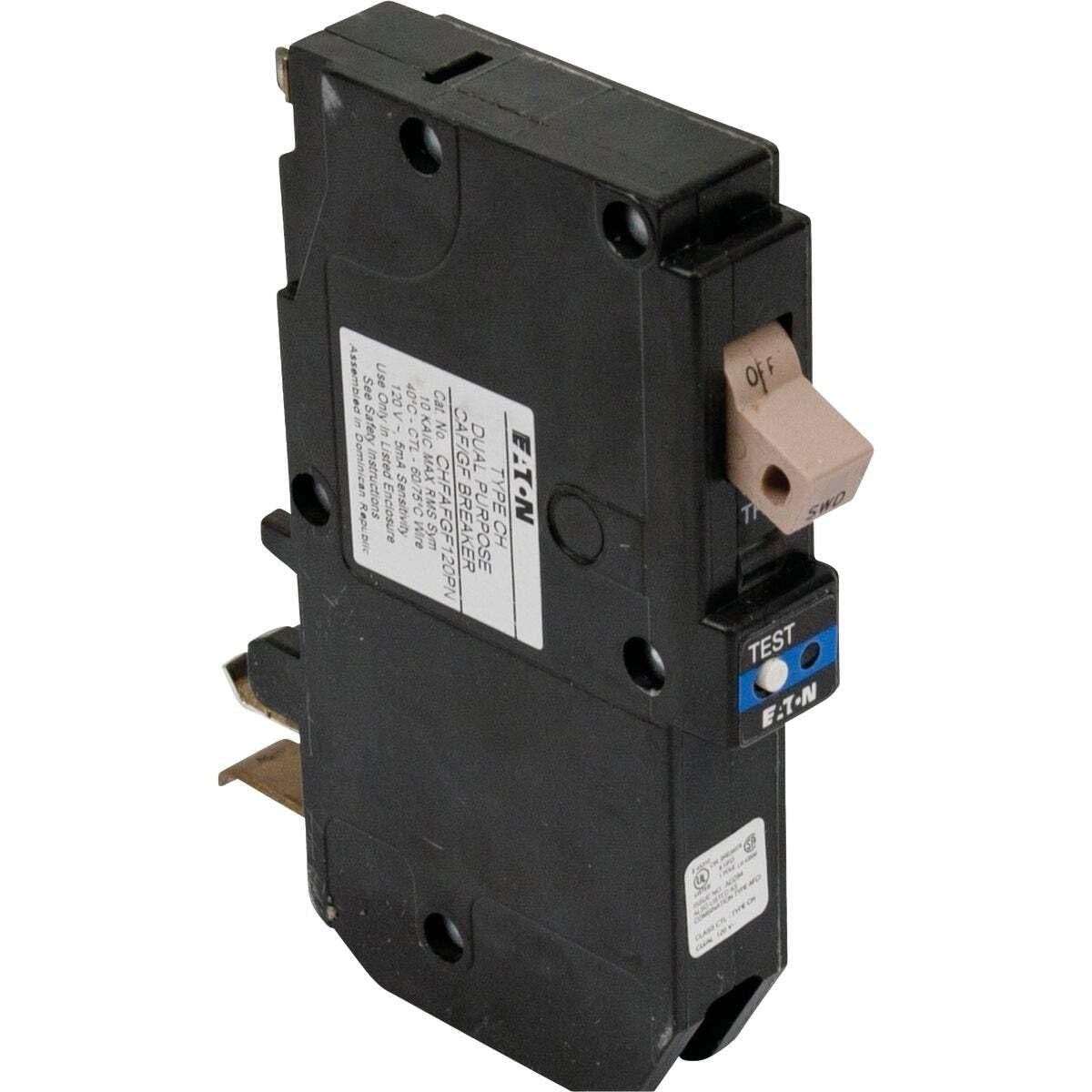 Eaton Chfp115Df Circuit Breaker Type Ch 120 Volt Arc Fault / Ground Fault