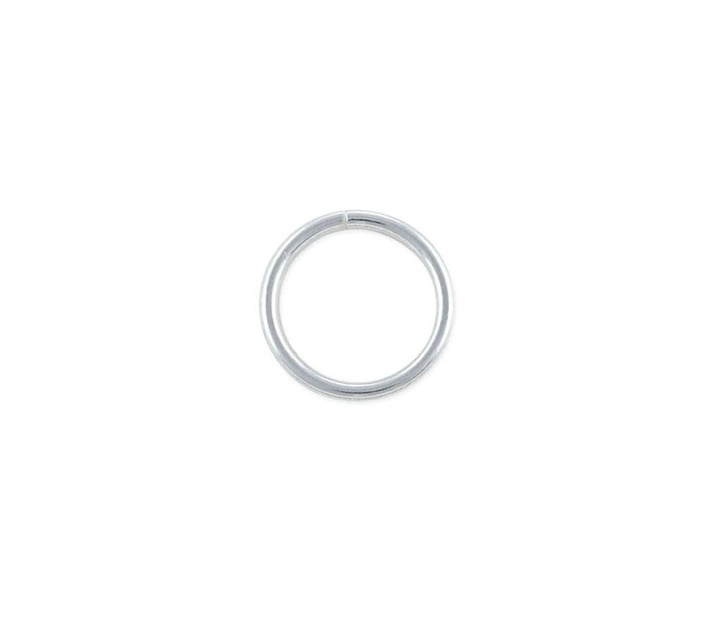50Pcs Adabele Sterling Silver Open Jump Rings 4Mm 0.16 Inch Small O Ring