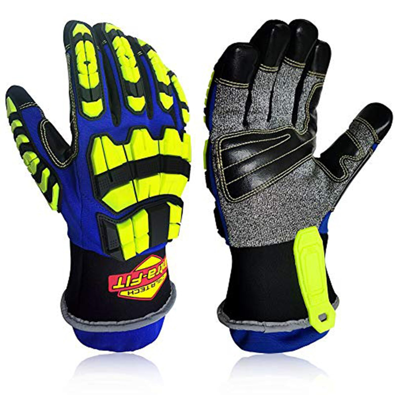 Intra-Fit Heavy-Duty Rescue Extrication Gloveansi Cut Level A8Impact Protection